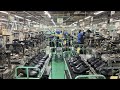 安全靴を大量生産するプロセス。安全第一日本の高級安全靴製造工場