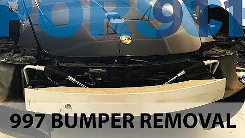 997 Front Bumper Removal - Porsche 911 997 Style Transformation