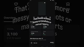 No More Screenshots! Download #Instagram Insights from the Edits App #trending #shorts