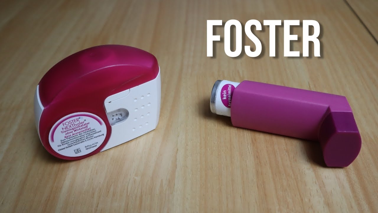 Diferența dintre Foster Nexthaler (cu pudră) și Foster MDI (cu „puf”) -  YouTube