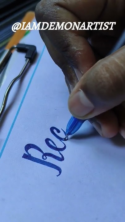 how-to-write-recovery-in-calligraphy-demonartist-youtube