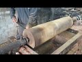 Tiện Lục Bình gỗ Muồng | Kỹ thuật tiện Gỗ