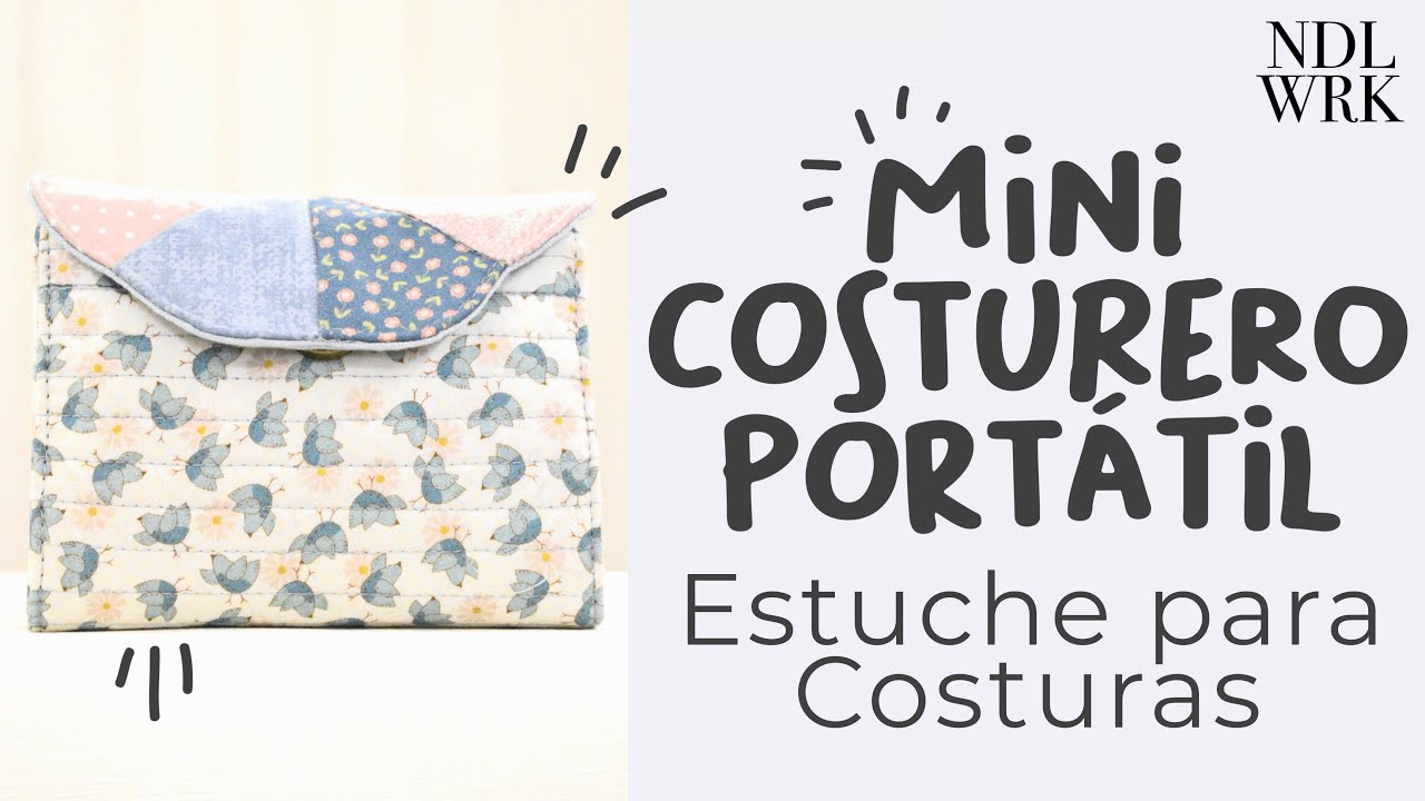 Mini Costurero Portátil - Estuche para Costuras - Foundation Paper Piecing (PATRÓN GRATIS)