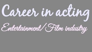Career in acting in astrology //Entertainment industry/Astrologer Rajeev