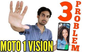MOTOROLA ONE VISION : Unboxing 3 PROBLEMS ! Android One Mobile Phone
