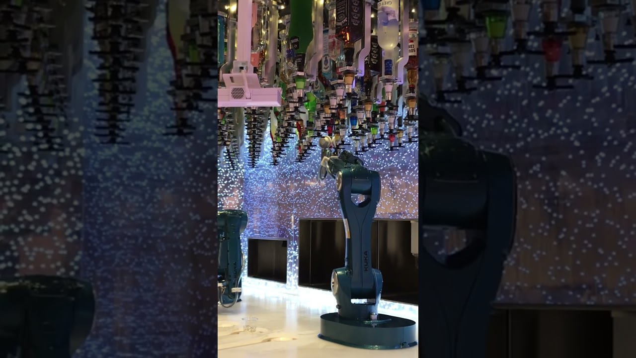 Bionic Bar on Symphony of the Seas from @RoyalCaribbean The best Robot cocktails you’ve ever had!
