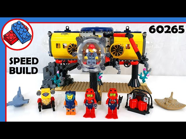 LEGO City Speed Build Ocean Exploration base 60265 YouTube