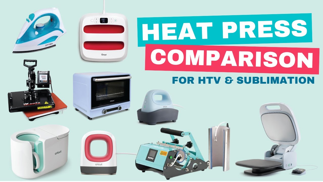 The Ultimate Heat Press Comparison: Which of these Heat Presses is Best for  Your Needs and Budget? 