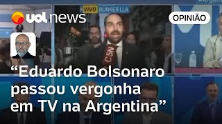 Josias: Eduardo Bolsonaro achou que estava discursando para CACs ao falar de armas em TV argentina