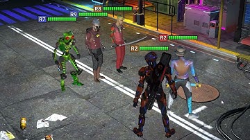 District Raids in Cybercity. Turn-based fighting in Socialgames. #fight #fightgames