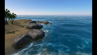 Hydroform ocean shore rendering
