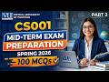 CS001 Midterm Preparation 2026 | CS001 Midterm Preparation Spring 2026 | 100 MCQs Part 2