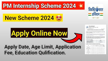 PM Internship Scheme 2024 💥✌️ #video