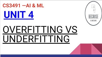 4.4 Overfitting and Underfitting in Tamil
