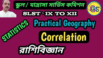 Geography practical for madrasa service commission/statistics/correlation/slst geography