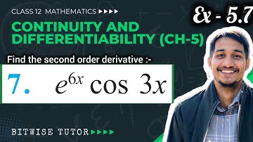 Class 12 Ex 5.7 Q7 Maths | Ex 5.7 class 12 maths q7 | Question 7 exercise 5.7 Class 12