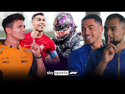 'Which sport has the BEST GOAT's?' 🤫🐐 | Norris, Colwill and Sanchez compare F1 and football