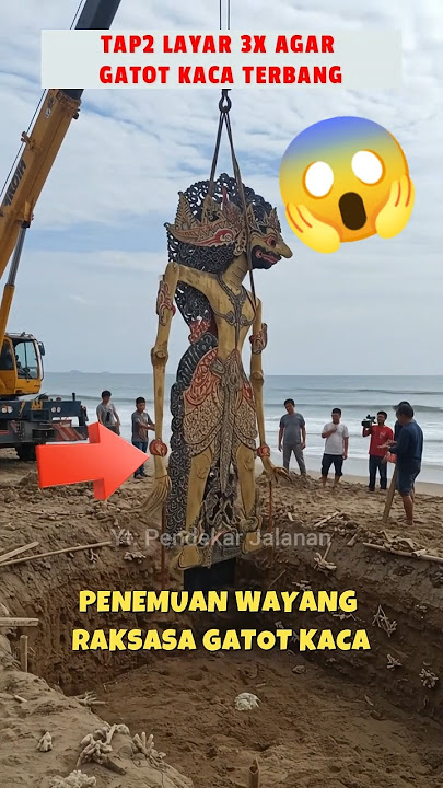 ⚠️‼️ Penemuan wayang Gatot kaca 😱 #shoct #shorts