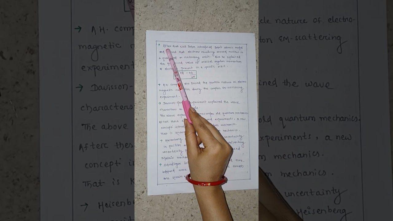 Quantum mechanics BSc physics honours. 