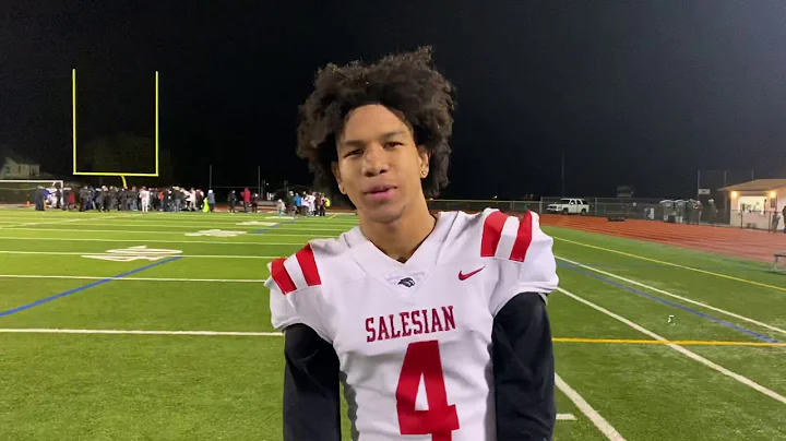Salesian College Prep WR/DB Kailin Chang