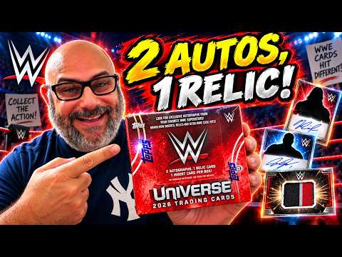 2 AUTOS, 1 RELIC! Opening Topps WWE Universe 2026 Hobby Box!