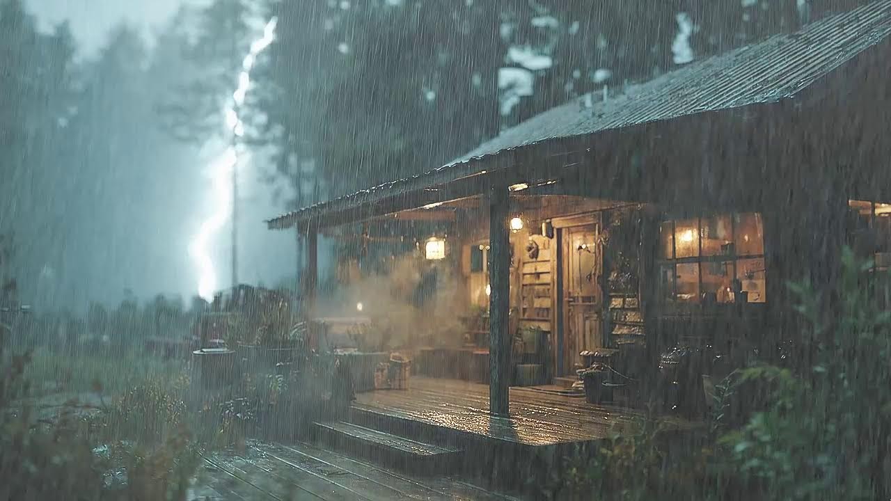 Soothing Rain Ambience for Deep Sleep - Natural Insomnia Relief | Study & Focus Background