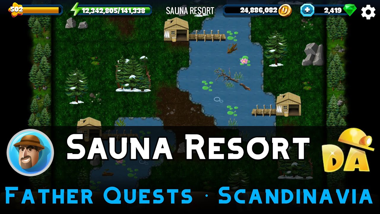 Sauna Resort | Father Scandinavia #5 | Diggy's Adventure