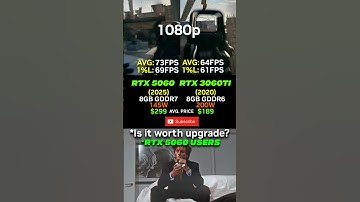 RTX 5060 vs RTX 3060 Ti 💥 Worth the Upgrade in 1080p? #shorts #pcgaming #benchmark