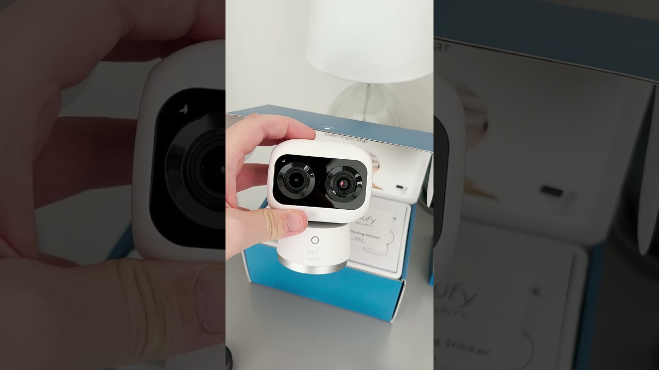 4K Dual-Cam, 8x Zoom, 360° with Pan & Tilt…say hello to the Indoor Cam S350 🏡#eufyDualCam #smarthome