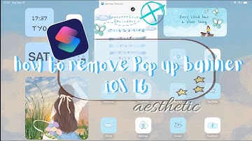 new tricks how to disable shortcuts banner on ipad iOS 16 beta features | Aesthetic video ☁️✨