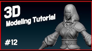| Johnnny 3D | 12 | 3D 캐릭터를 만들어보자 3D Character Modeling tutorial | zbrush & 3dmax |