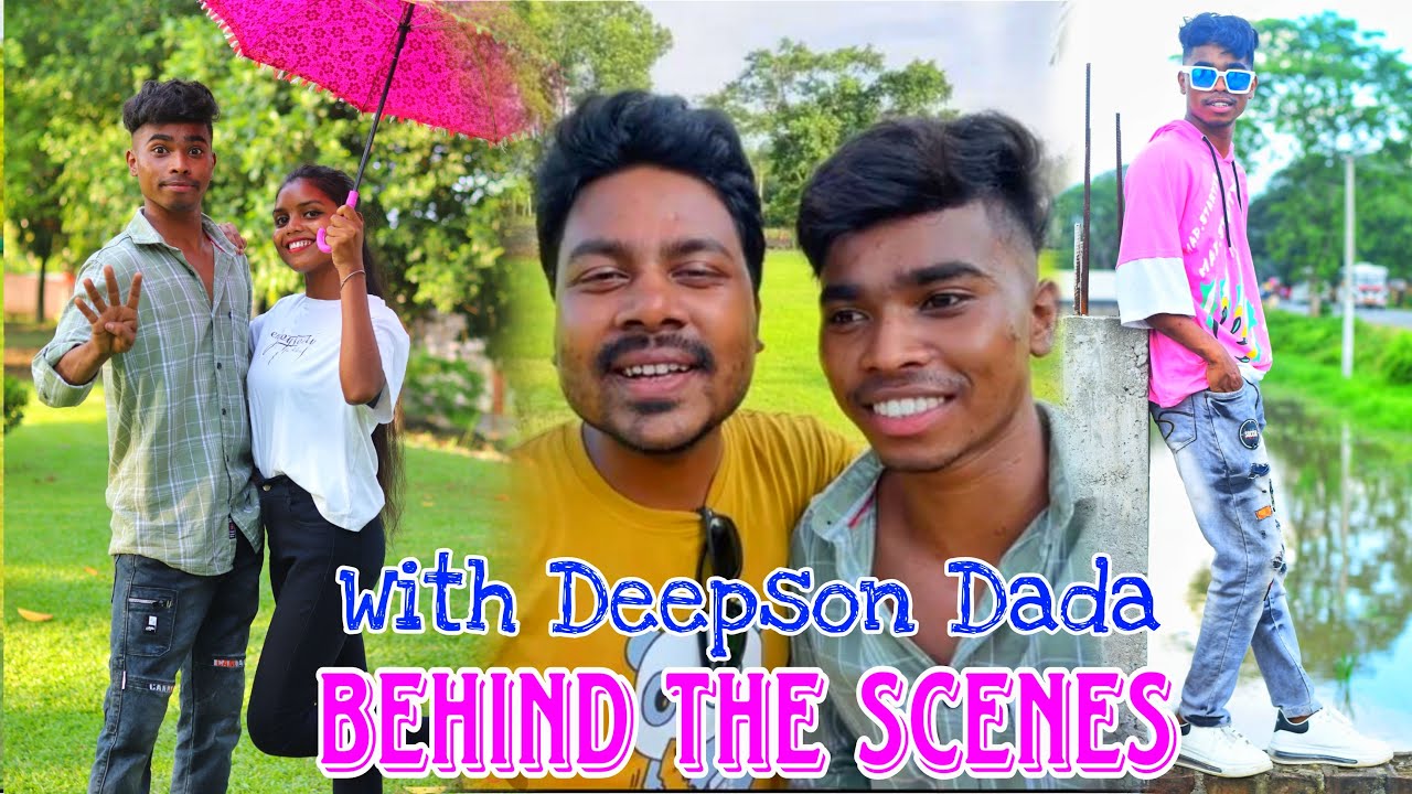 New song released by Deepson Tanti || Behind the scenes || Adivasi tema video song || new nagpuri ||