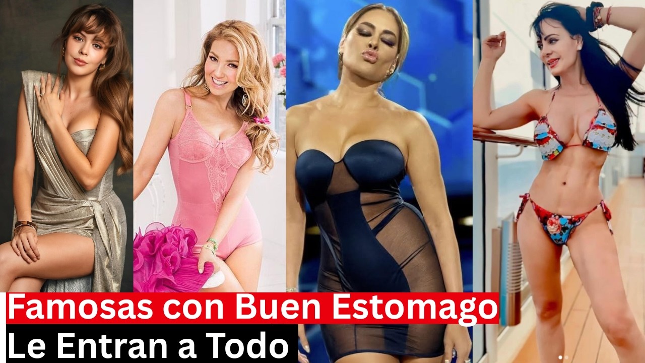 Famosas Que Le entran A Lo Que Sea Media Vez Haya Dinero | Famosas con Buen Estomago