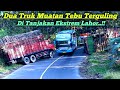Dua Truk Muatan Tebu Terguling Di Tanjakan Ekstrem Lahor Karangkates