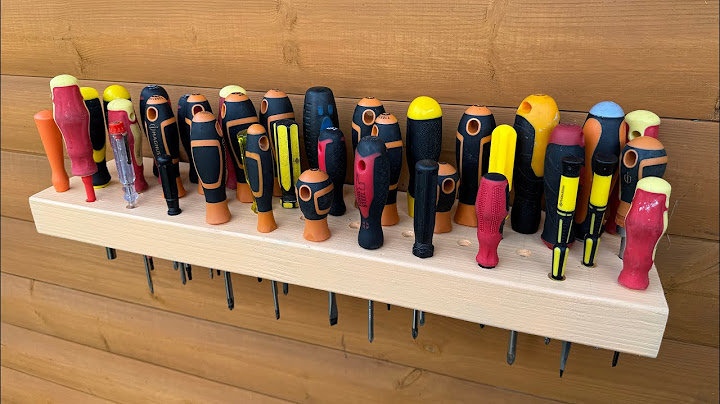 Cheapest Homemade Screwdriver Holder - DIY