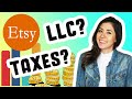 ETSY and TAXES | Do You Need An LLC for Etsy? | Is Your Etsy Shop Considered a Business?