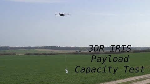3DR IRIS Payload Capacity Test