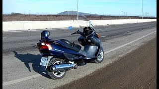 SUZUKI BURGMAN 400 Разгон до 100 км. ч.