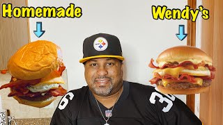 Making Wendy’s Breakfast Baconator at Home | But Better | 4Sure Family