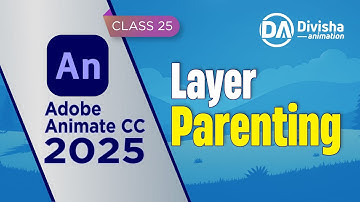 How to Use Layer Parenting in Adobe Animate CC 2025 | Step-by-Step Cartoon Animation