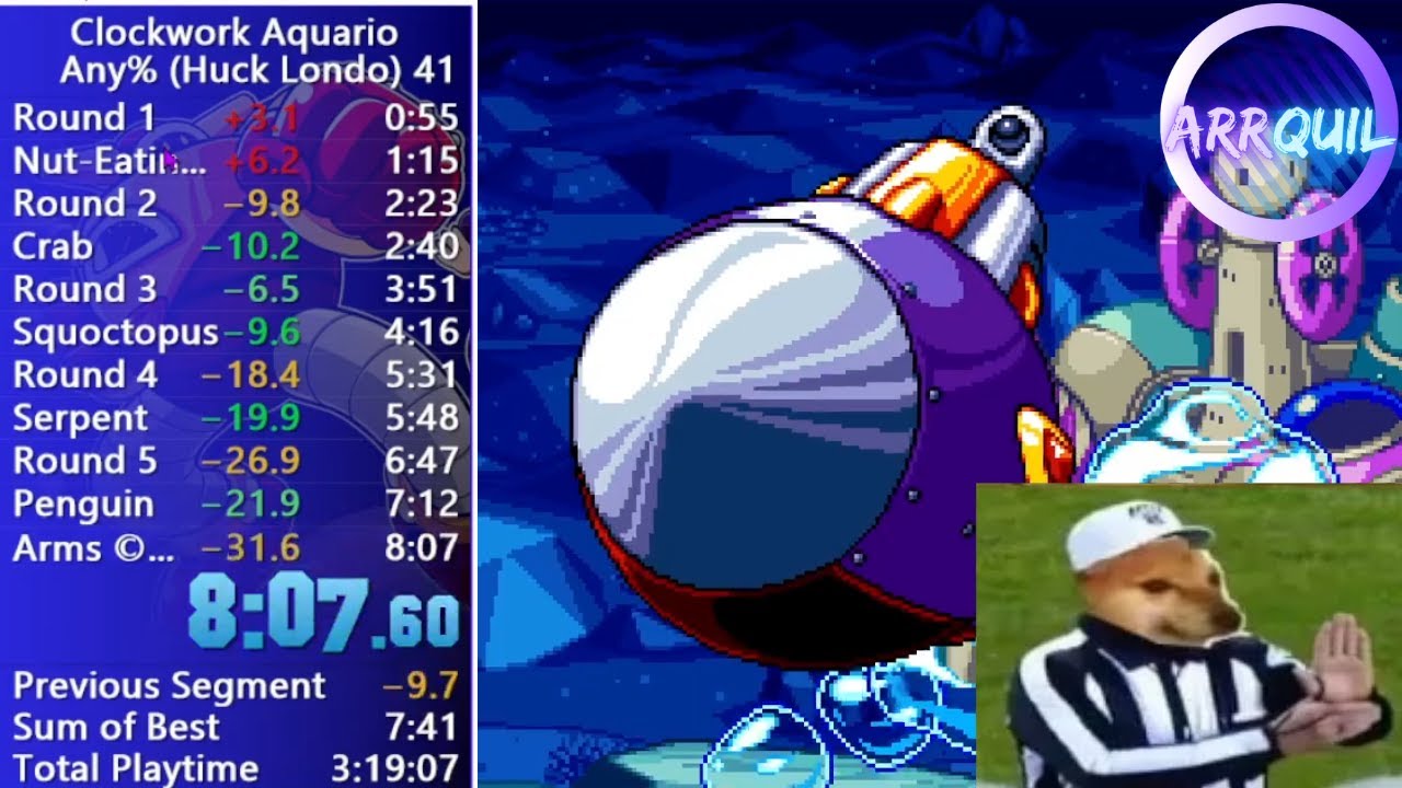 Clockwork Aquario (Switch) Any% Huck Londo Speedrun In 