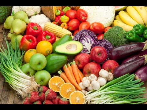 انواع الخضروات والفواكه