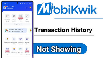 MobiKwik Transaction History Not Showing Problem Solve