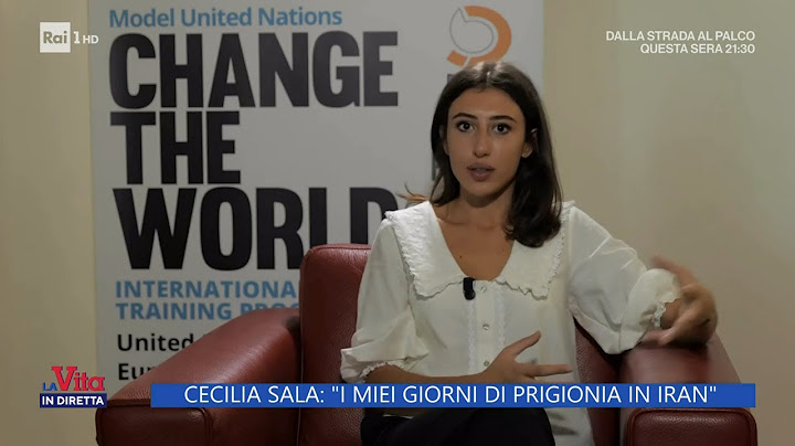 Cecilia Sala: "I miei giorni di prigionia in Iran" - La Vita in diretta 10/01/2025