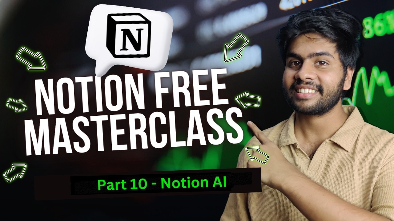 Notion Free Masterclass Bangla Part 10 | Notion AI