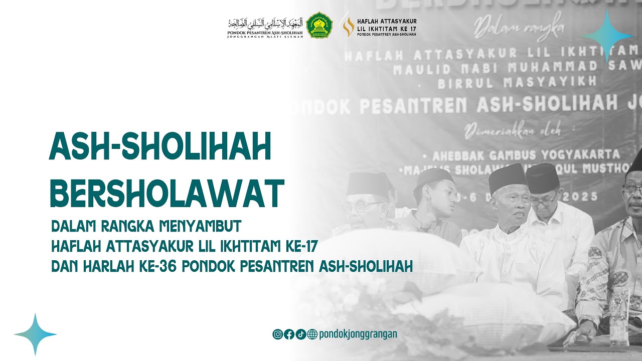 ASH SHOLIHAH BERSHOLAWAT | PONPES ASH-SHOLIHAH