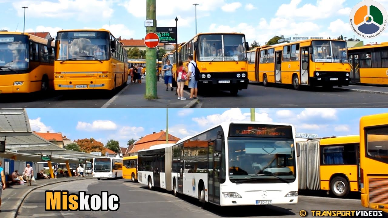 2018.07.31. / 08.03. - Ikarusok és Mercedesek (O530G) a miskolci autóbusz-állomáson