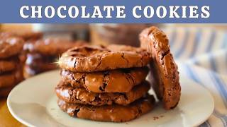 FLOURLESS Chocolate Cookies | Gluten-Free Chocolate Cookie Recipe