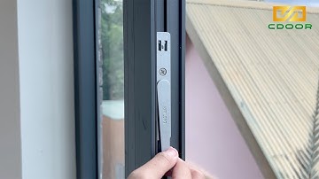 Giới thiệu chốt âm trên cửa sổ nhôm Xingfa | CDoor