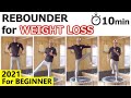 【10-min Trampoline WORKOUT】For Beginner | Weight Loss | Rebounder HIIT Exercise
